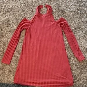 Altar'd State Long Sleeve Cold Shoulder Dress